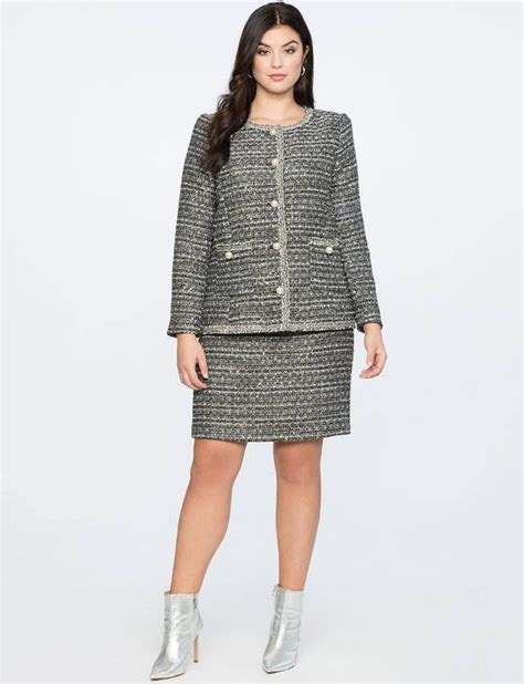 chanel mini plus size|plus size chanel type tweed.